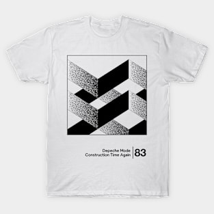 Construction Time Again - Minimal Style Graphic Artwork T-Shirt